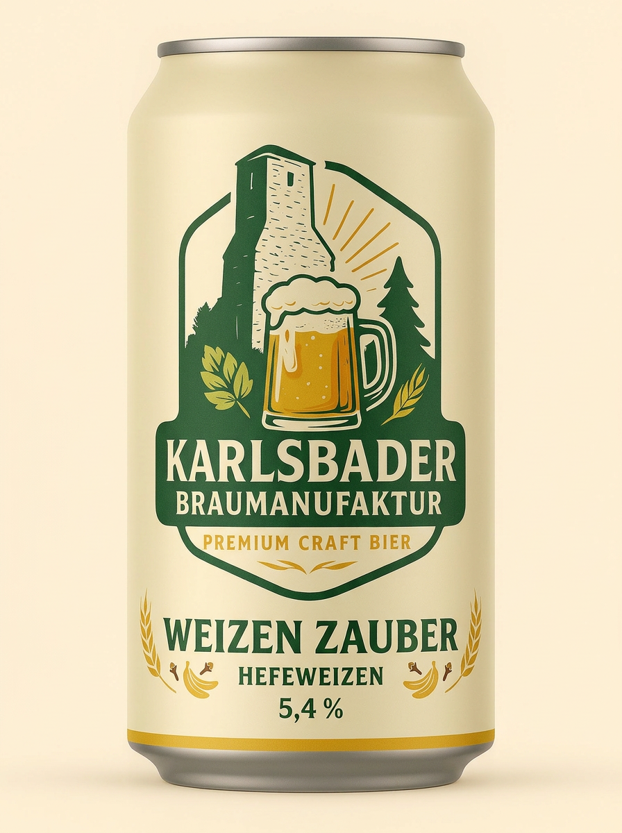 Weizen Zauber Dose der Karlsbader Braumanufaktur