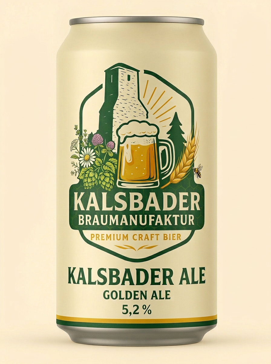 Kalsbader Ale Dose der Karlsbader Braumanufaktur