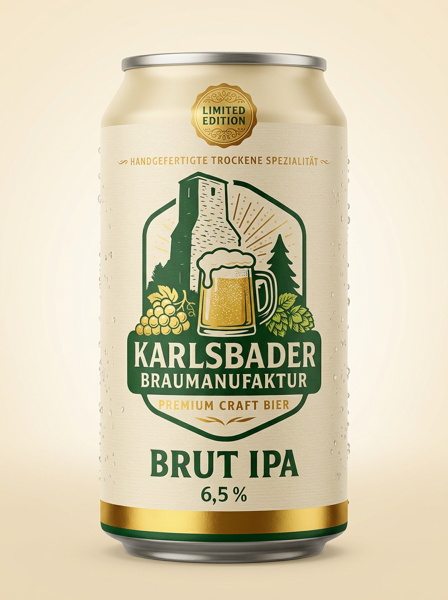 Brut IPA Dose der Karlsbader Braumanufaktur